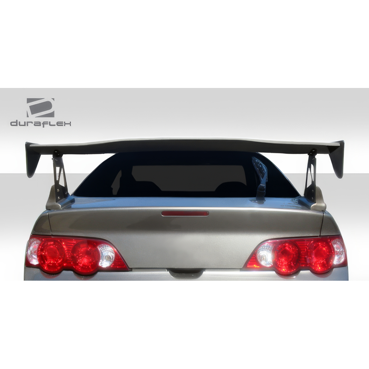 Modify your Acura RSX 2002 with our Exterior/Wings - Rear view angle of the Acura RSX wing