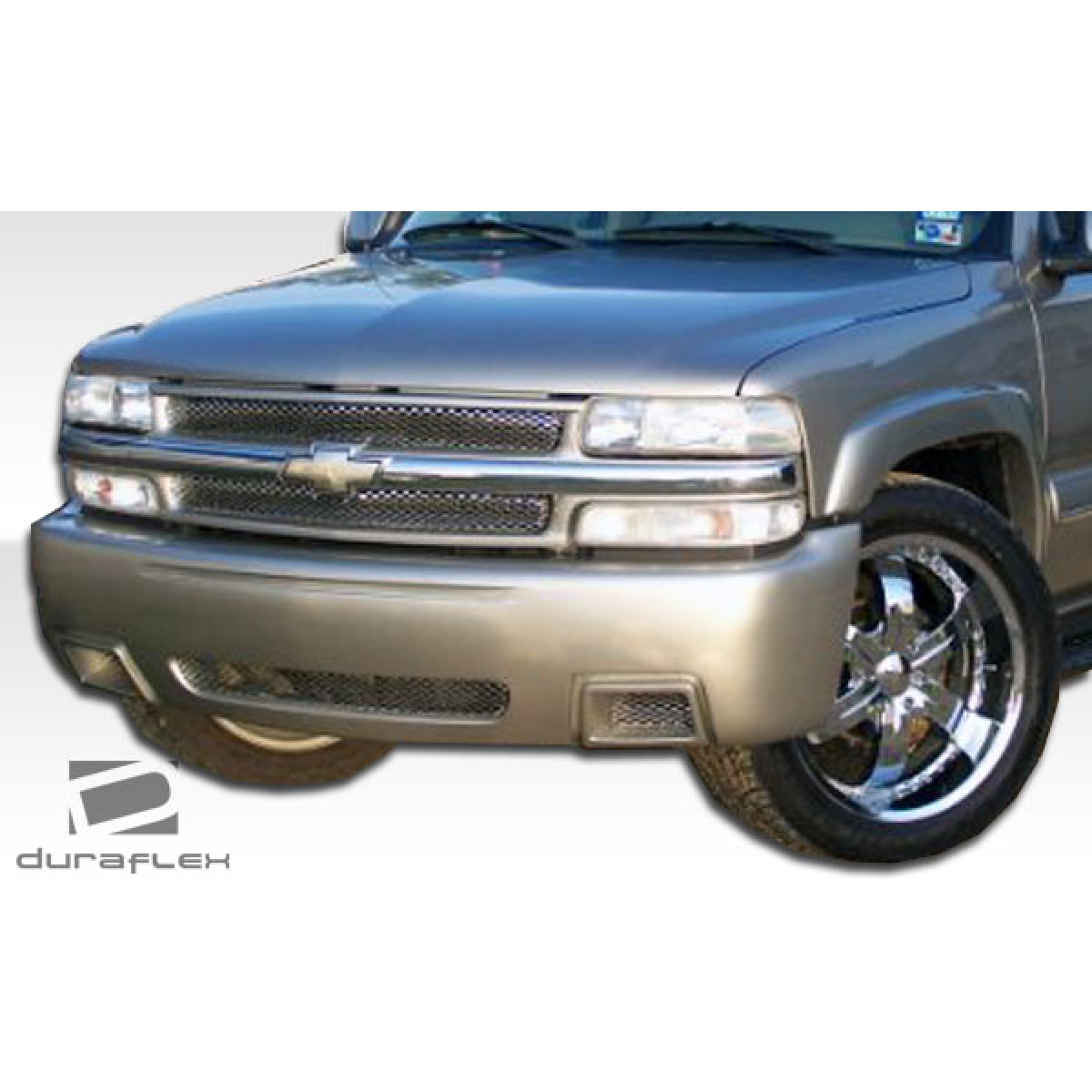 Modify your Chevrolet Silverado 2000 with our Exterior/Front Bumpers or Lips - Front angle view of Chevrolet Silverado bumper