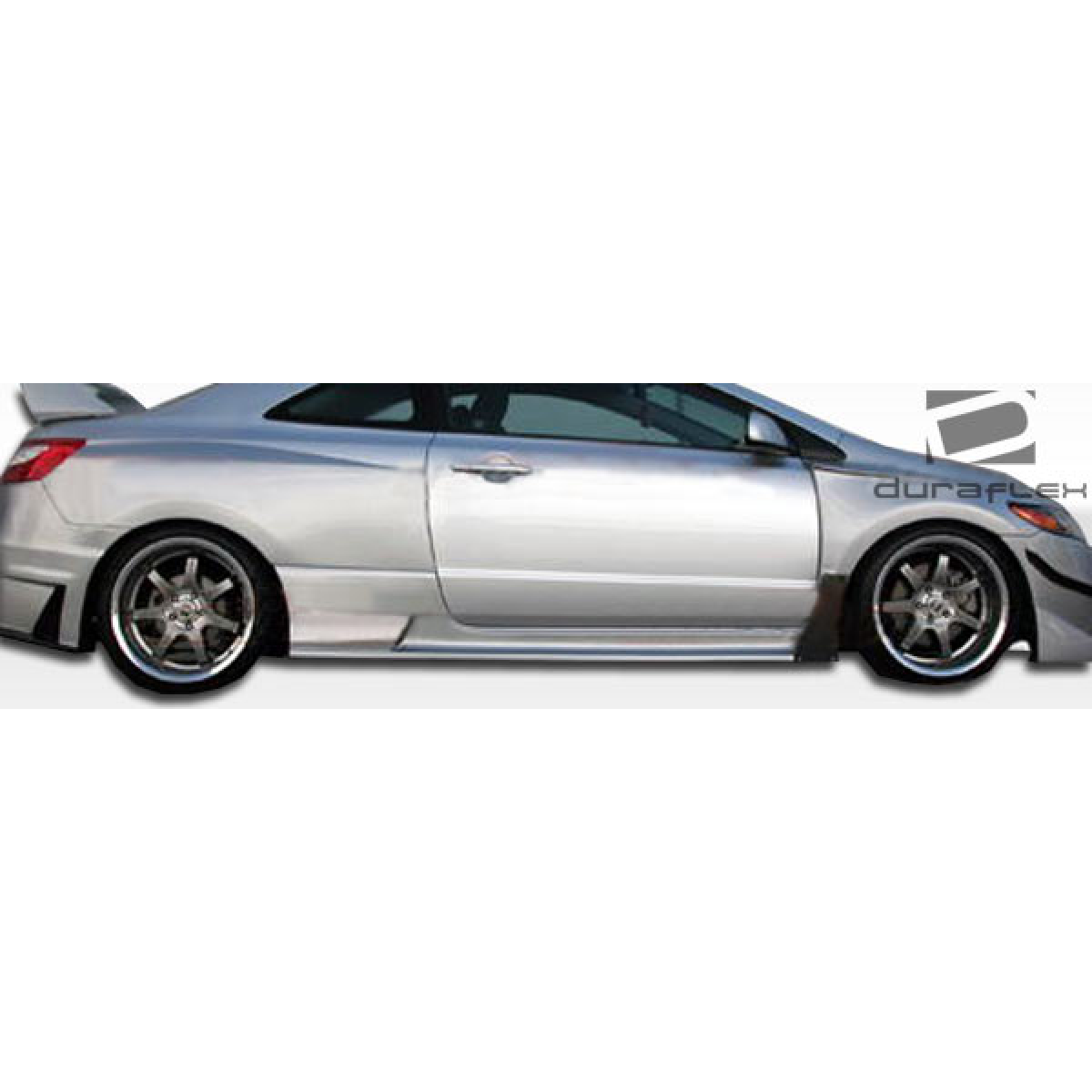 Modify your Honda Civic 2006 with our Exterior/Fenders - Side profile view of car from a low angle