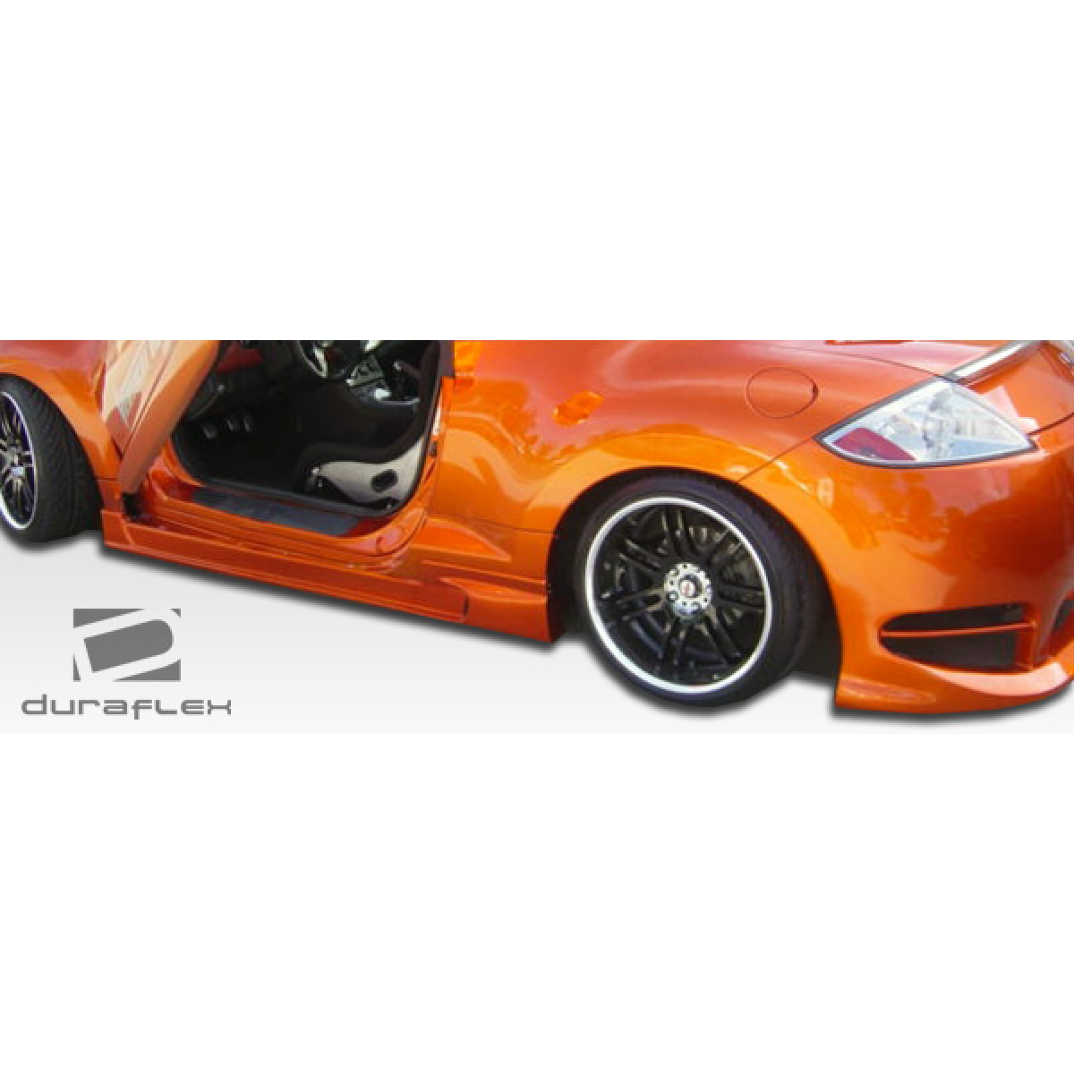 Modify your Mitsubishi Eclipse 2006 with our Exterior/Side Skirts - Image shows side profile at slight angle