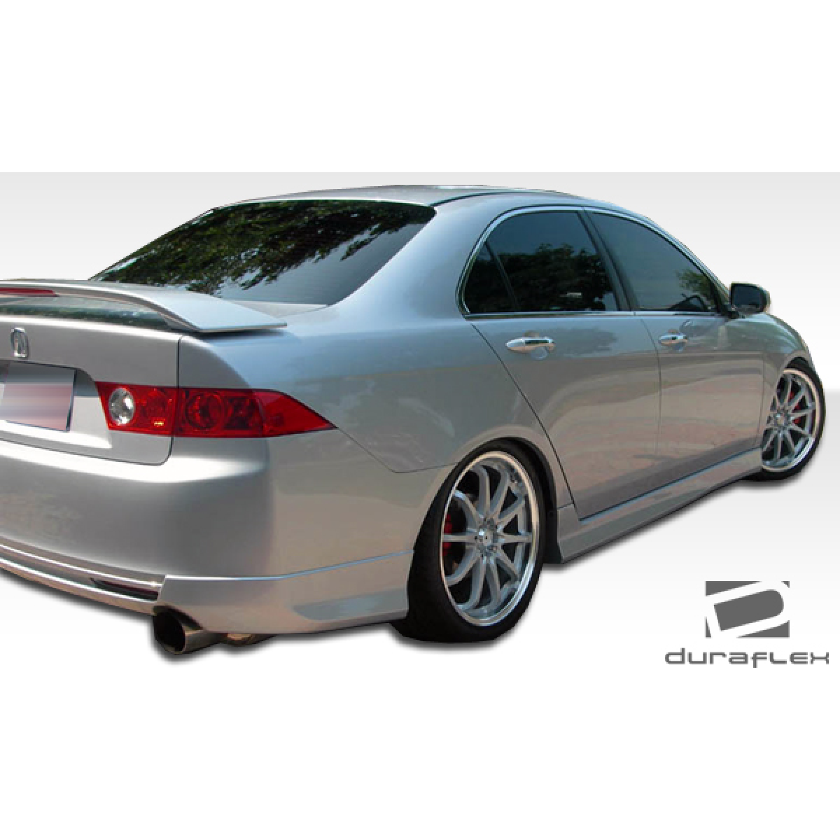Modify your Acura TSX 2004 with our Exterior/Complete Body Kits - Rear angle view of the Acura TSX body kit