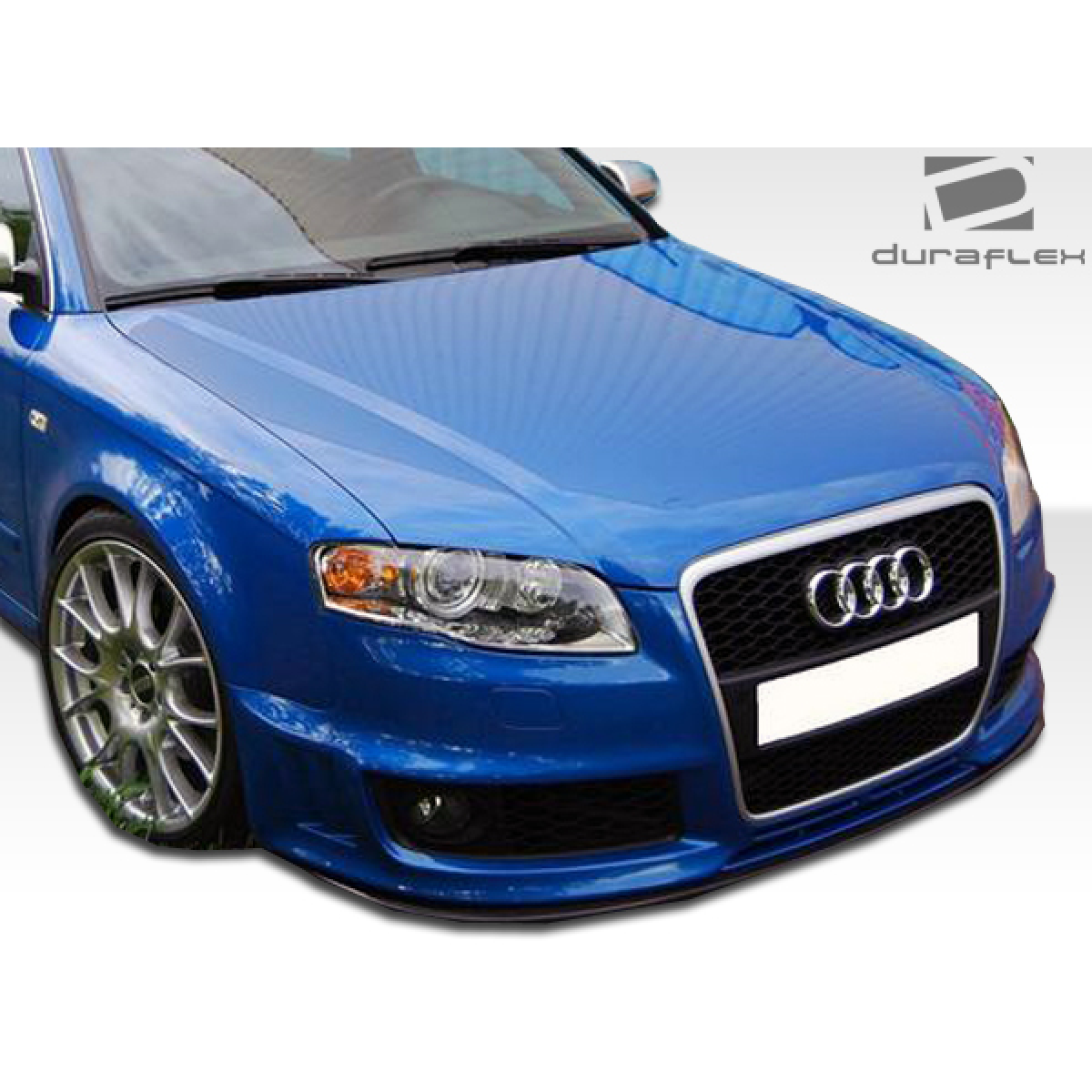 Modify your Audi A4 2006 with our Exterior/Front Bumpers or Lips - Front angle showcasing vehicle exterior details