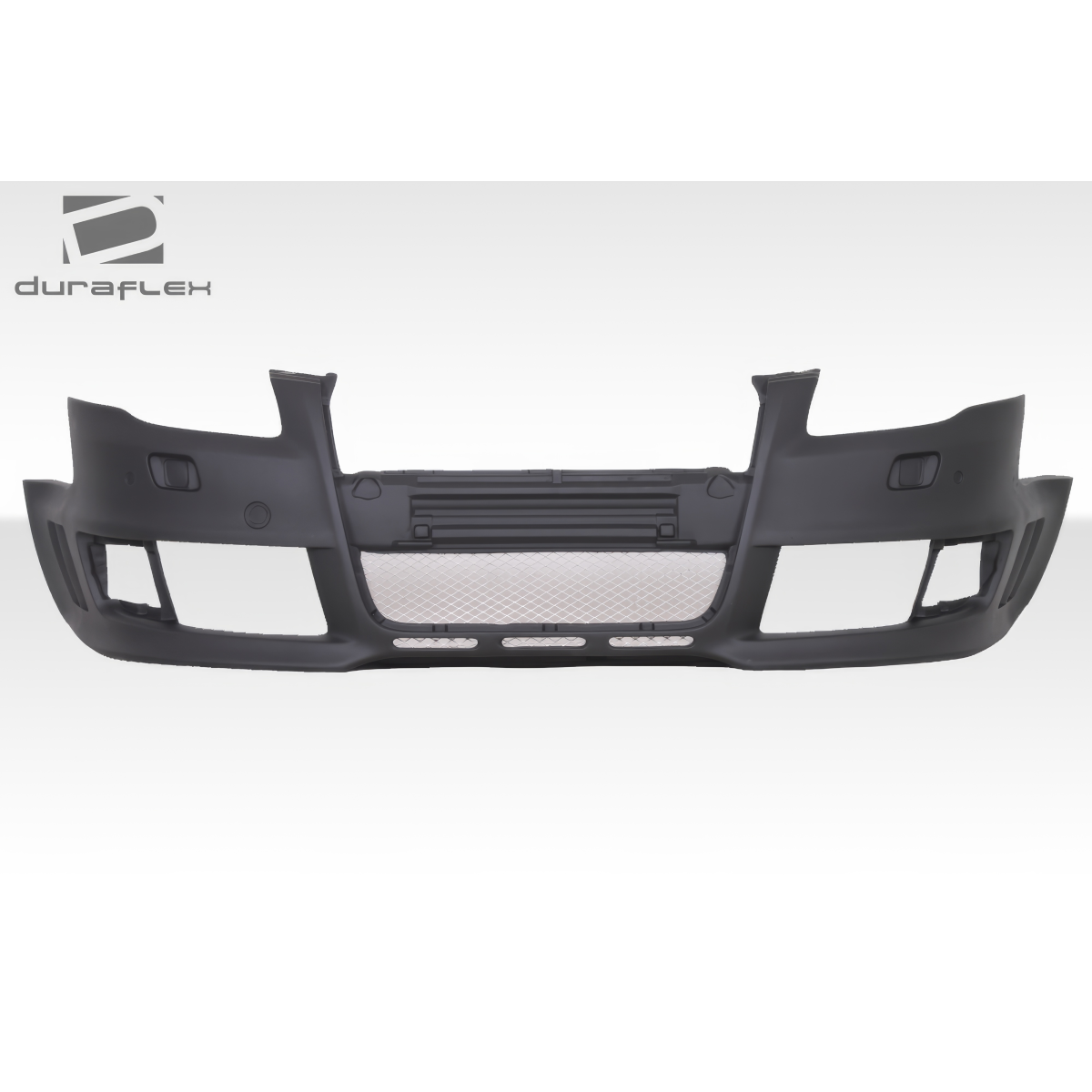 Modify your Audi A4 2006 with our Exterior/Front Bumpers or Lips - Front view angled perspective of bumper part