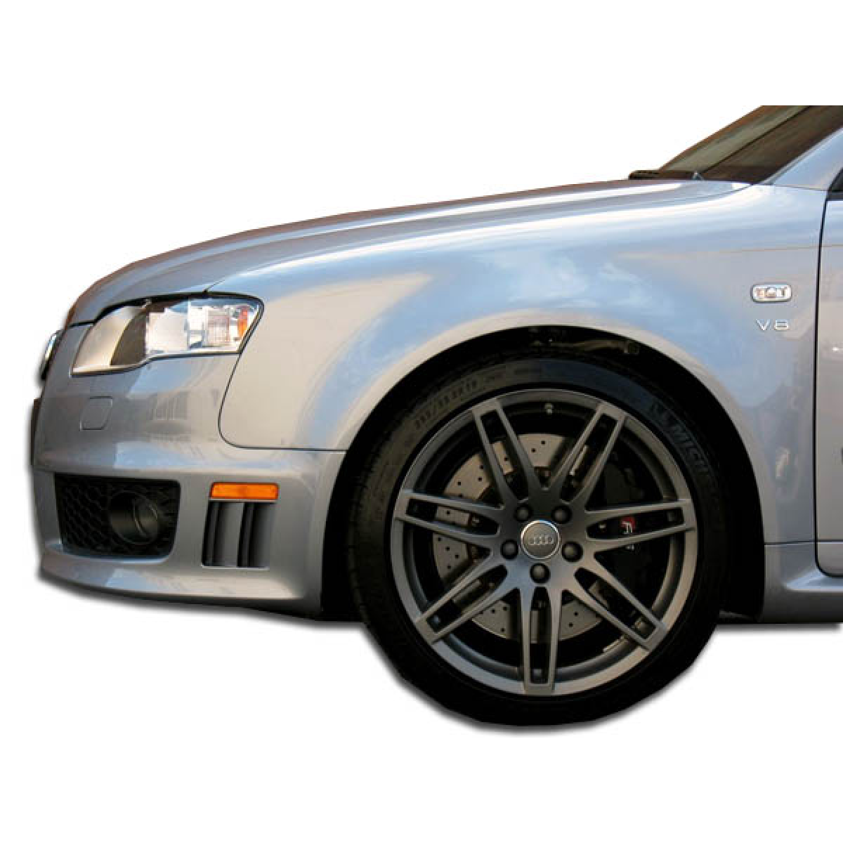 Modify your Audi A4 2006 with our Exterior/Fenders - Front left angle of Audi A4 S4 B7 fender