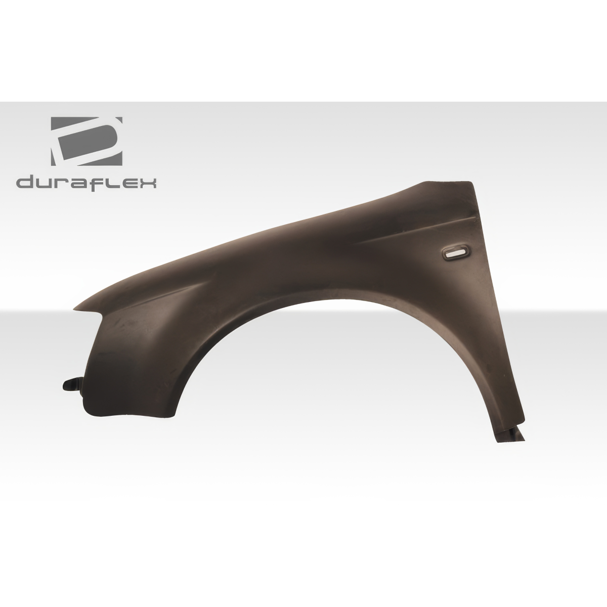 Modify your Audi A4 2006 with our Exterior/Fenders - Side view of fender part at a right angle