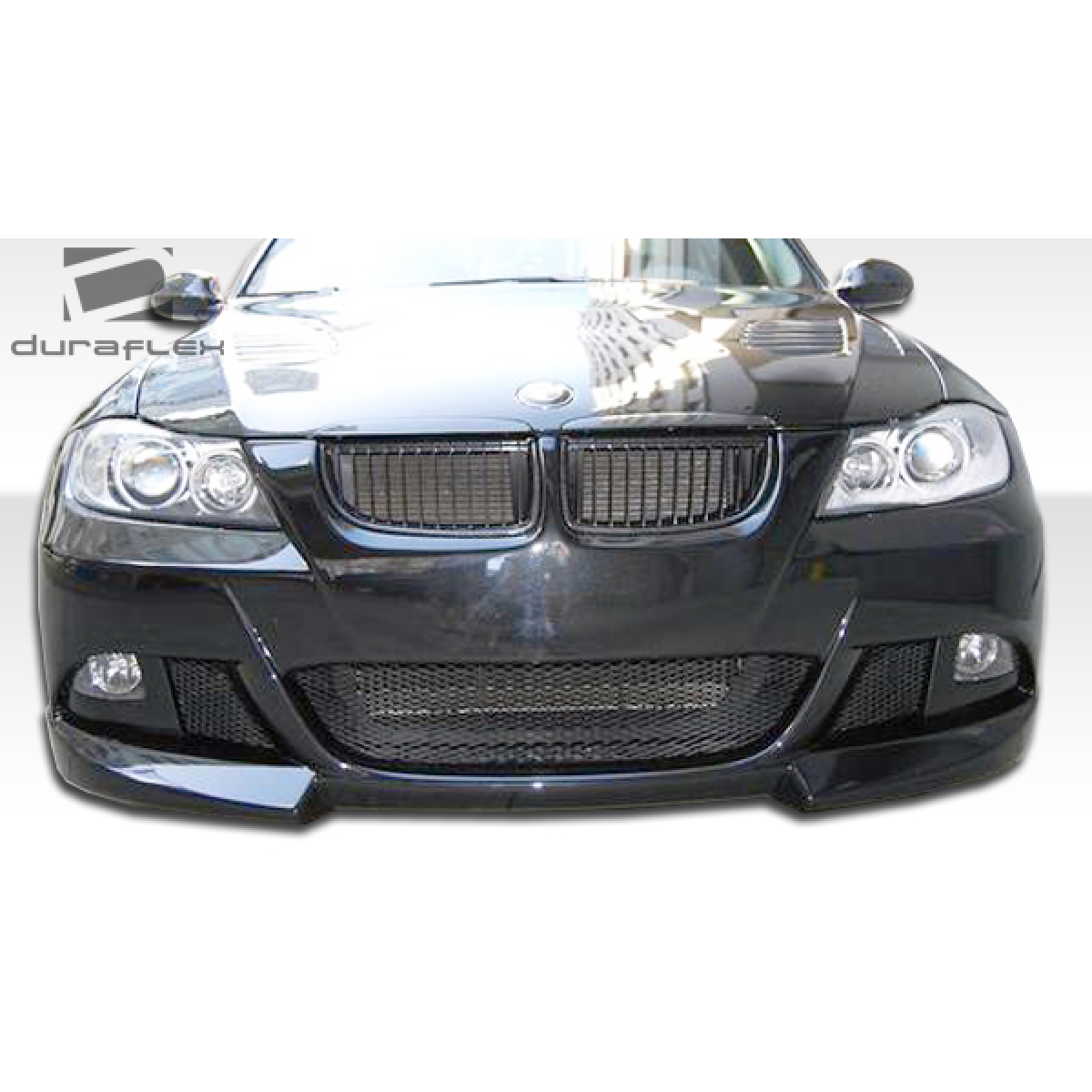 Modify your BMW 3-Series 2006 with our Exterior/Front Bumpers or Lips - Front view at a straight angle