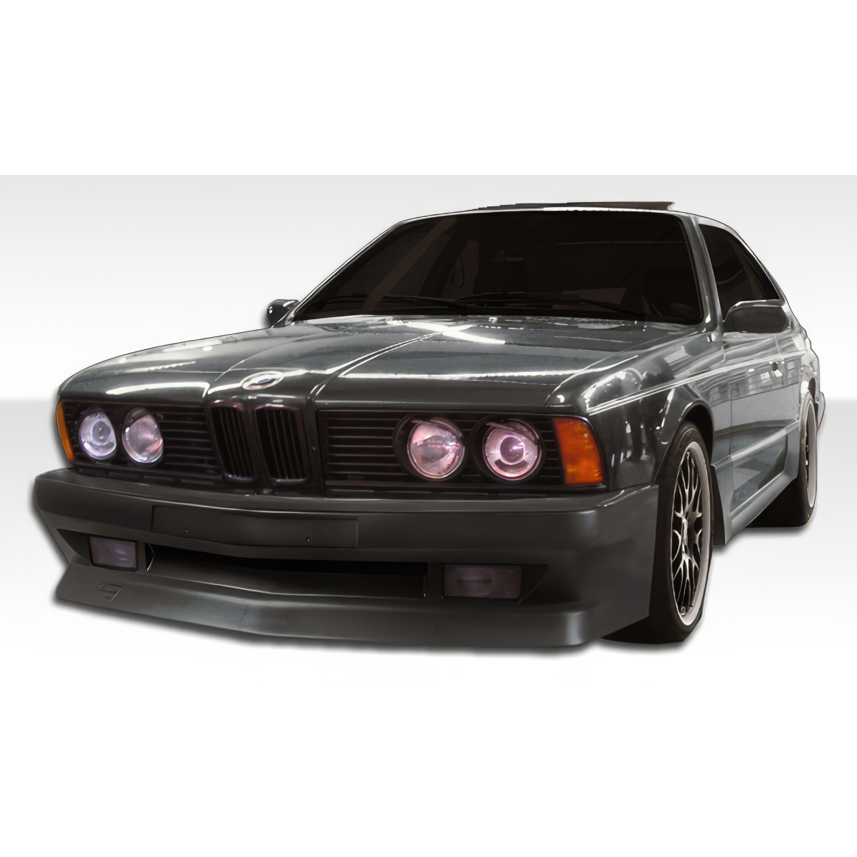 Modify your BMW 6-Series 1976 with our Exterior/Front Bumpers or Lips - Front angle view of BMW 6 Series E24