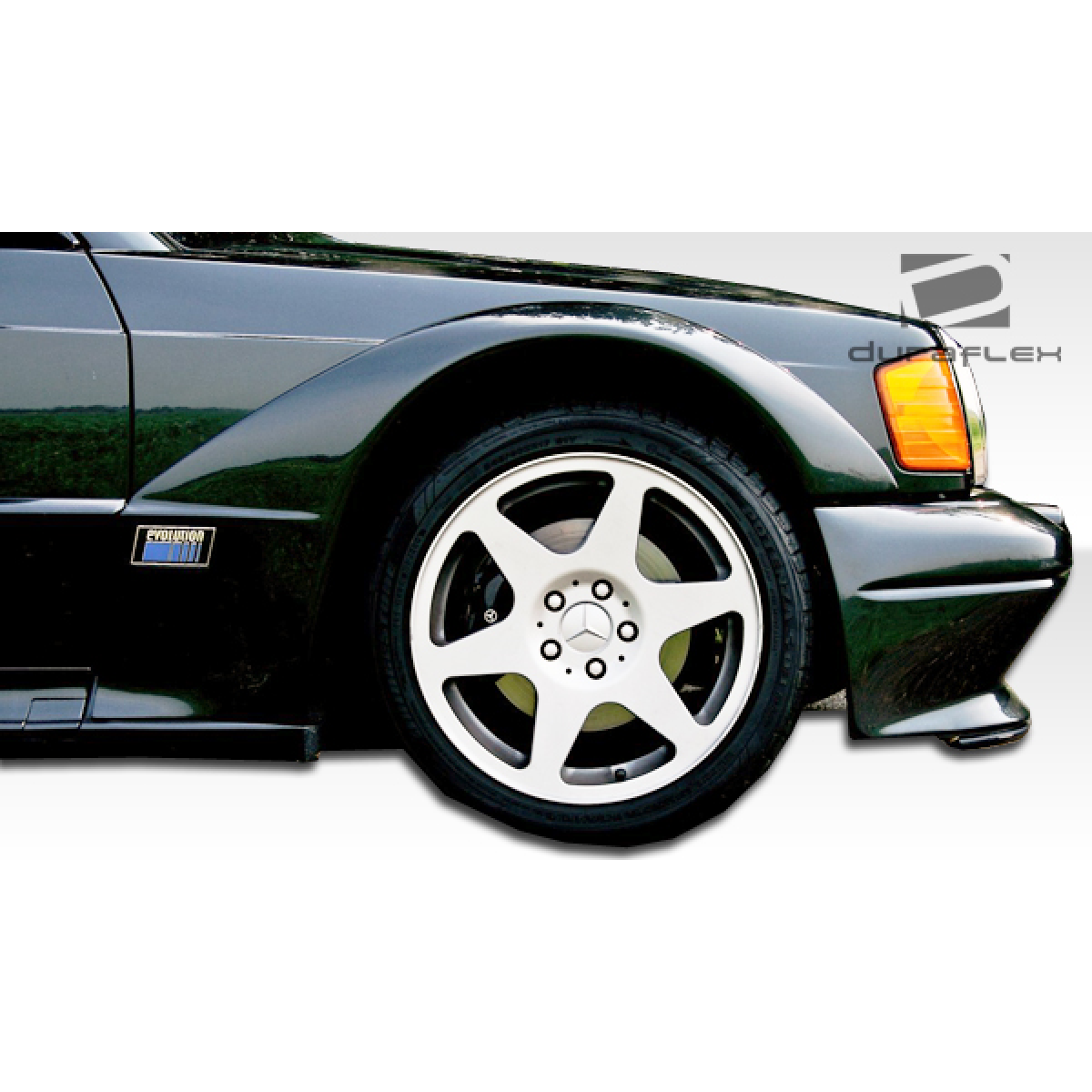 Modify your Mercedes-Benz 190 1984 with our Exterior/Complete Body Kits - Part is viewed from a side angle