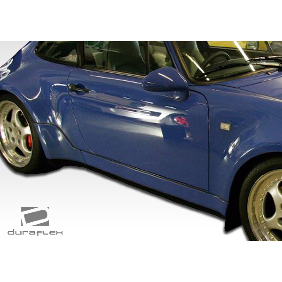 Modify your Porsche 911 1989 with our Exterior/Side Skirts - Part shown from side angle for vehicle enhancement