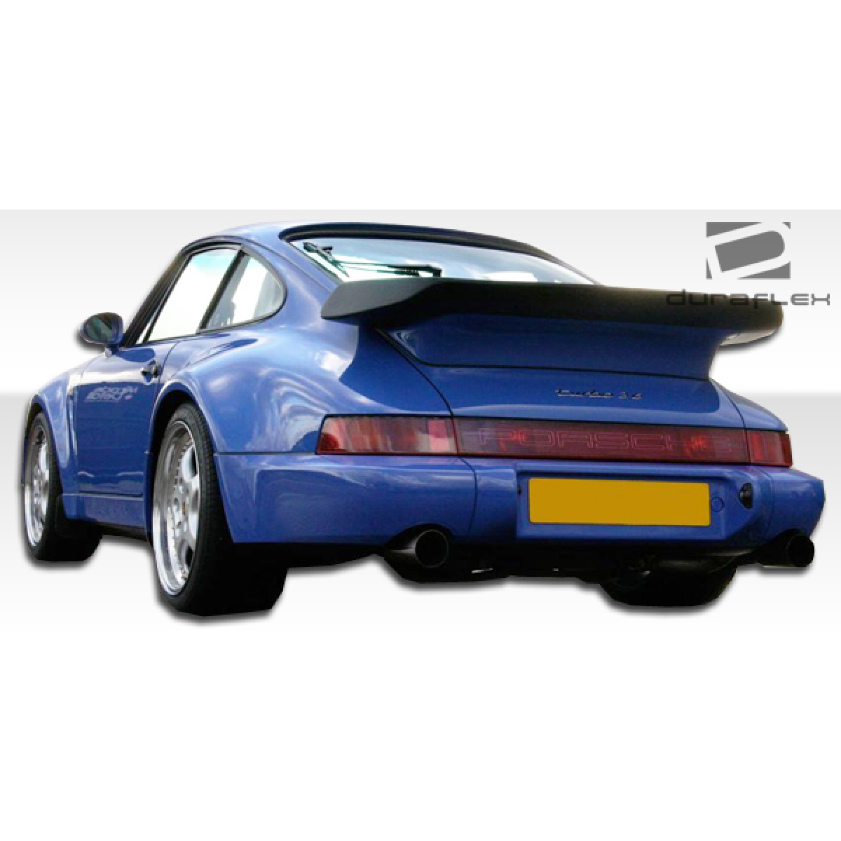 Modify your Porsche 911 1989 with our Exterior/Side Skirts - Rear angle view of a Porsche 911