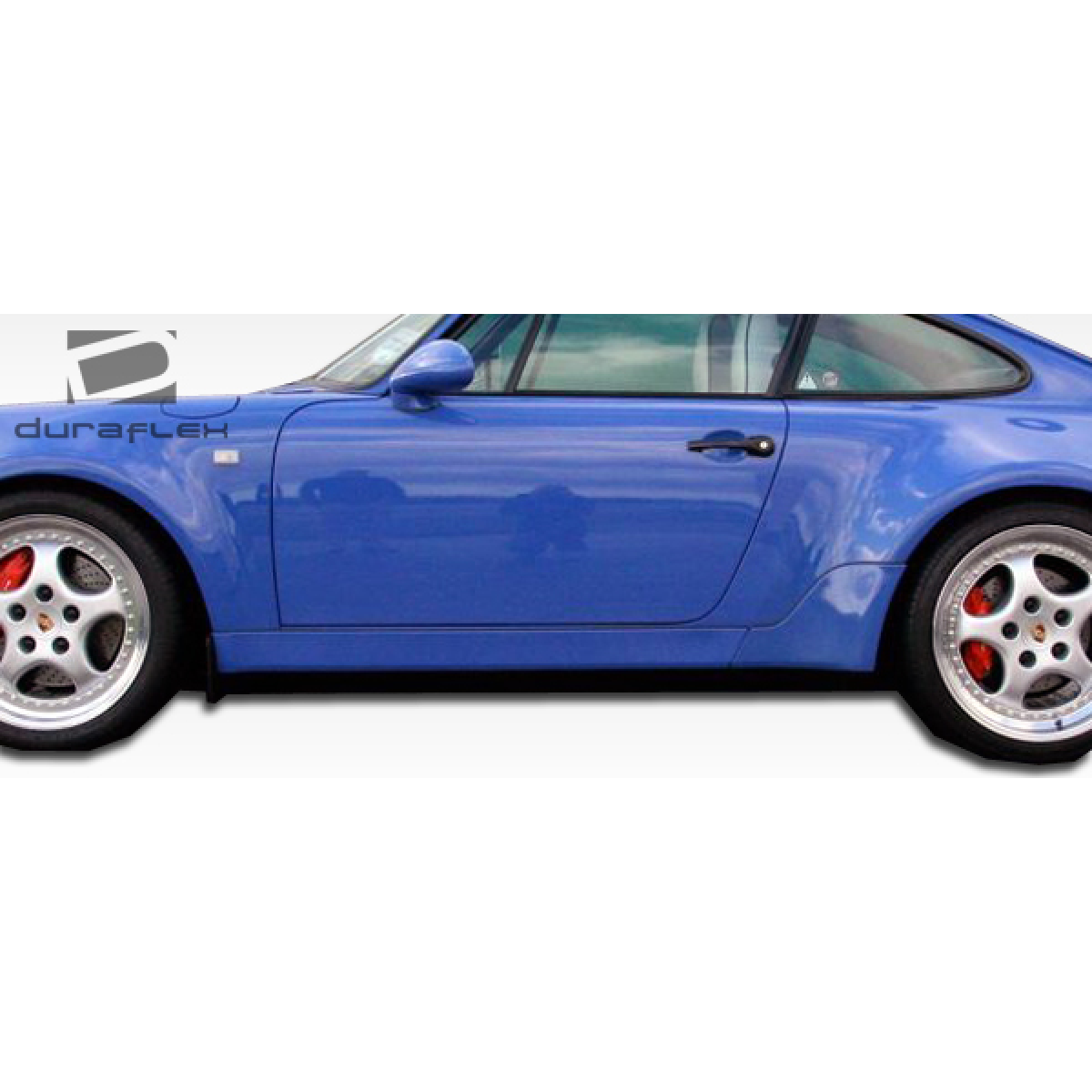 Modify your Porsche 911 1989 with our Exterior/Side Skirts - Side profile view of Porsche 911