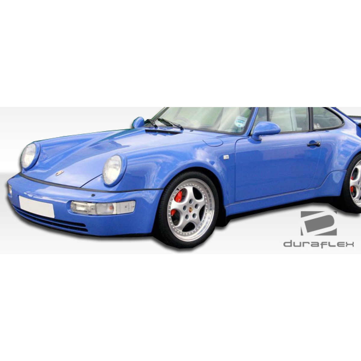 Modify your Porsche 911 1989 with our Exterior/Side Skirts - Side view of vehicle from slightly above