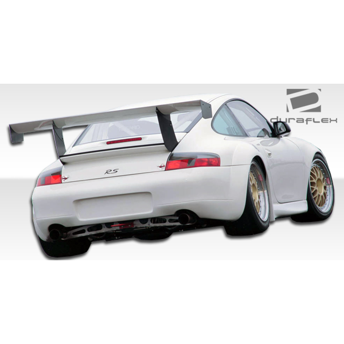 Modify your Porsche 911 1999 with our Exterior/Fenders - Rear view angle showcasing the fender flares