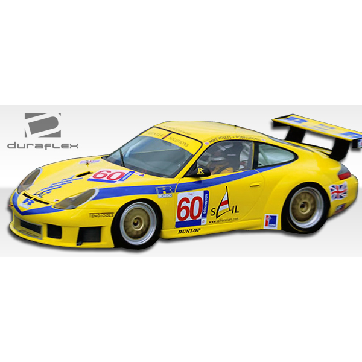 Modify your Porsche 911 1999 with our Exterior/Fenders - Side angle view of the Porsche 911 GT3-R