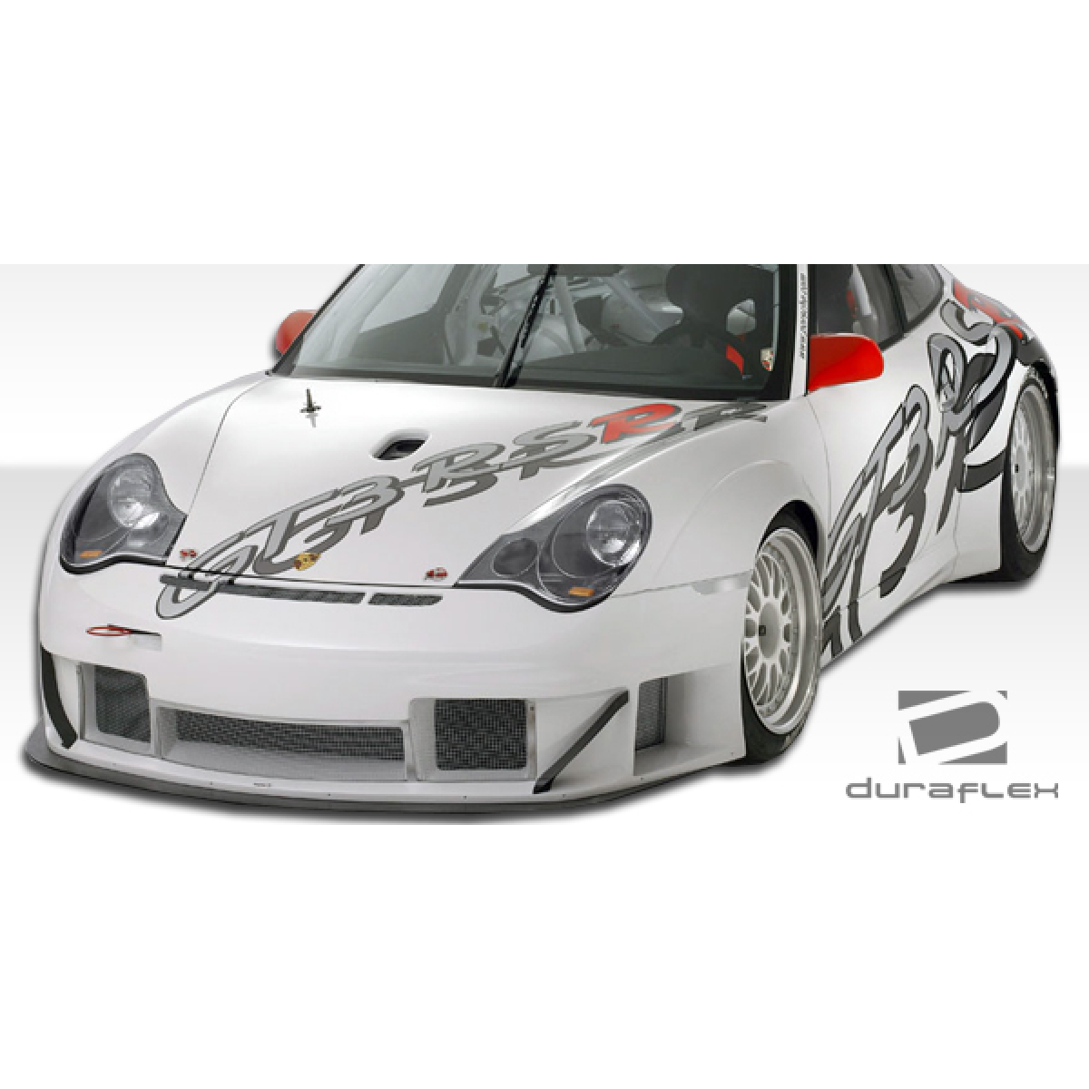 Modify your Porsche 911 2002 with our Exterior/Front Bumpers - Front angle showing bumper design and details