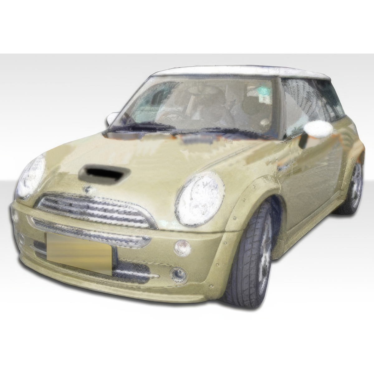 Modify your Mini Cooper 2002 with our Exterior/Fenders - Front three quarter angle of vehicle