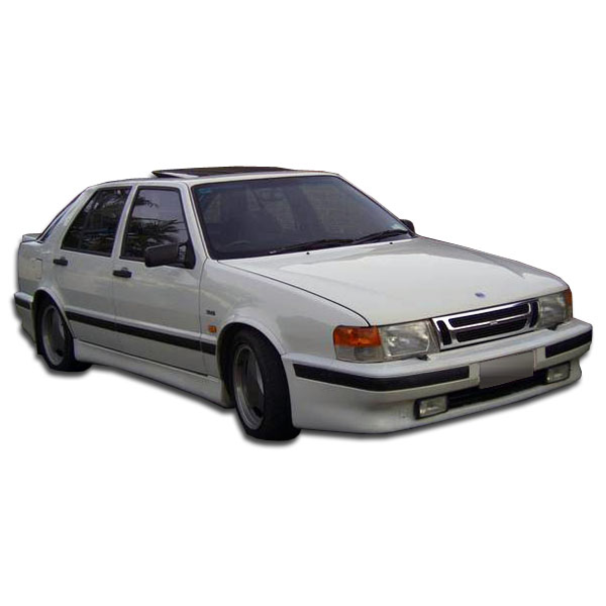 Modify your Saab 9000 1986 with our Exterior/Front Bumpers or Lips - Front view at a slight angle to the right