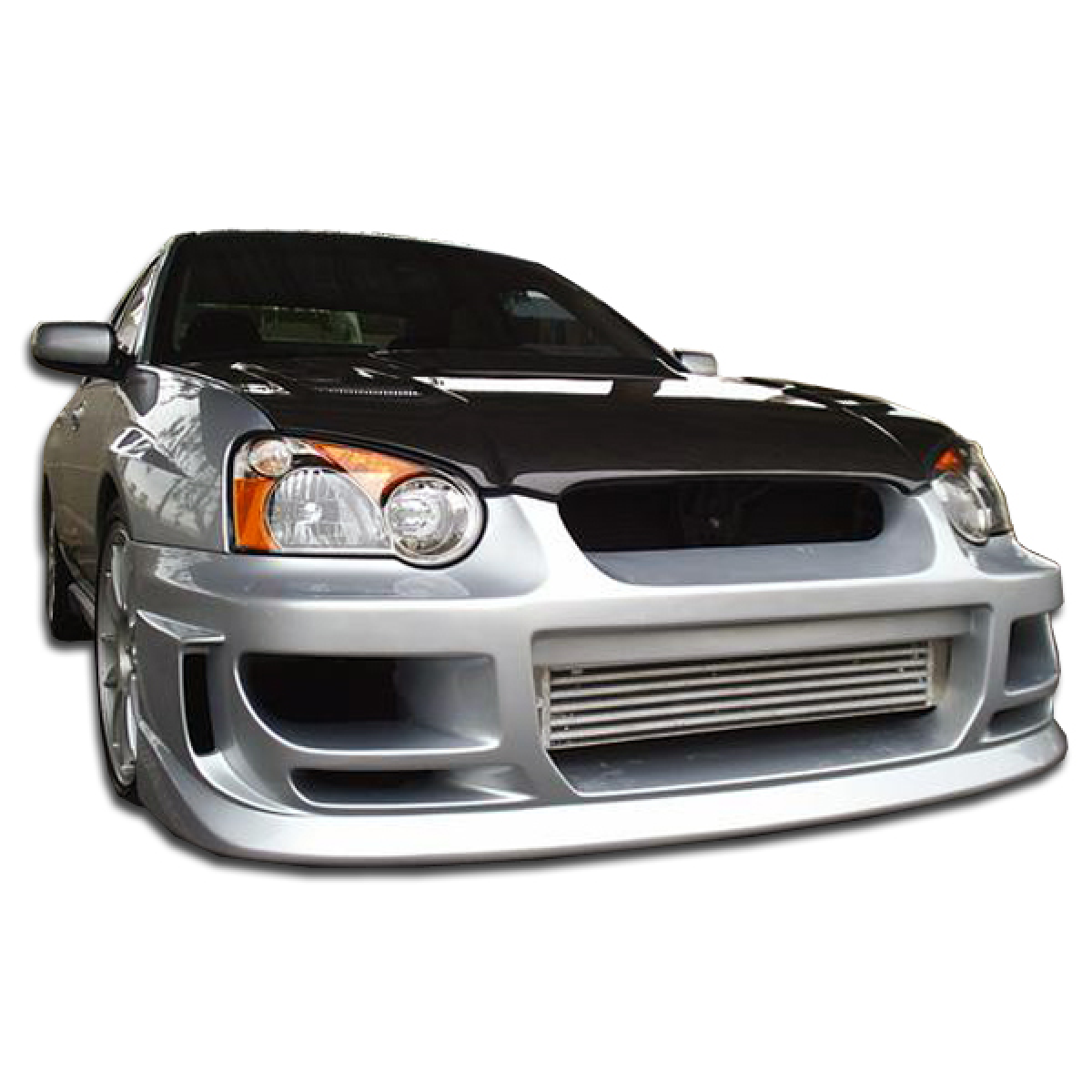 Modify your Subaru Impreza 2004 with our Exterior/Front Bumpers or Lips - Front angle view of the car part