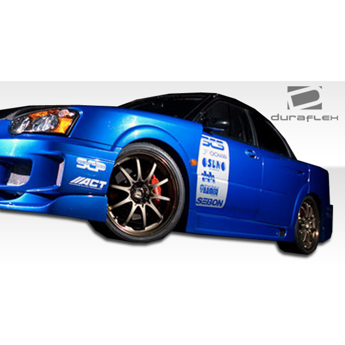 Modify your Subaru Impreza 2004 with our Exterior/Fenders - Car view from the front left angle