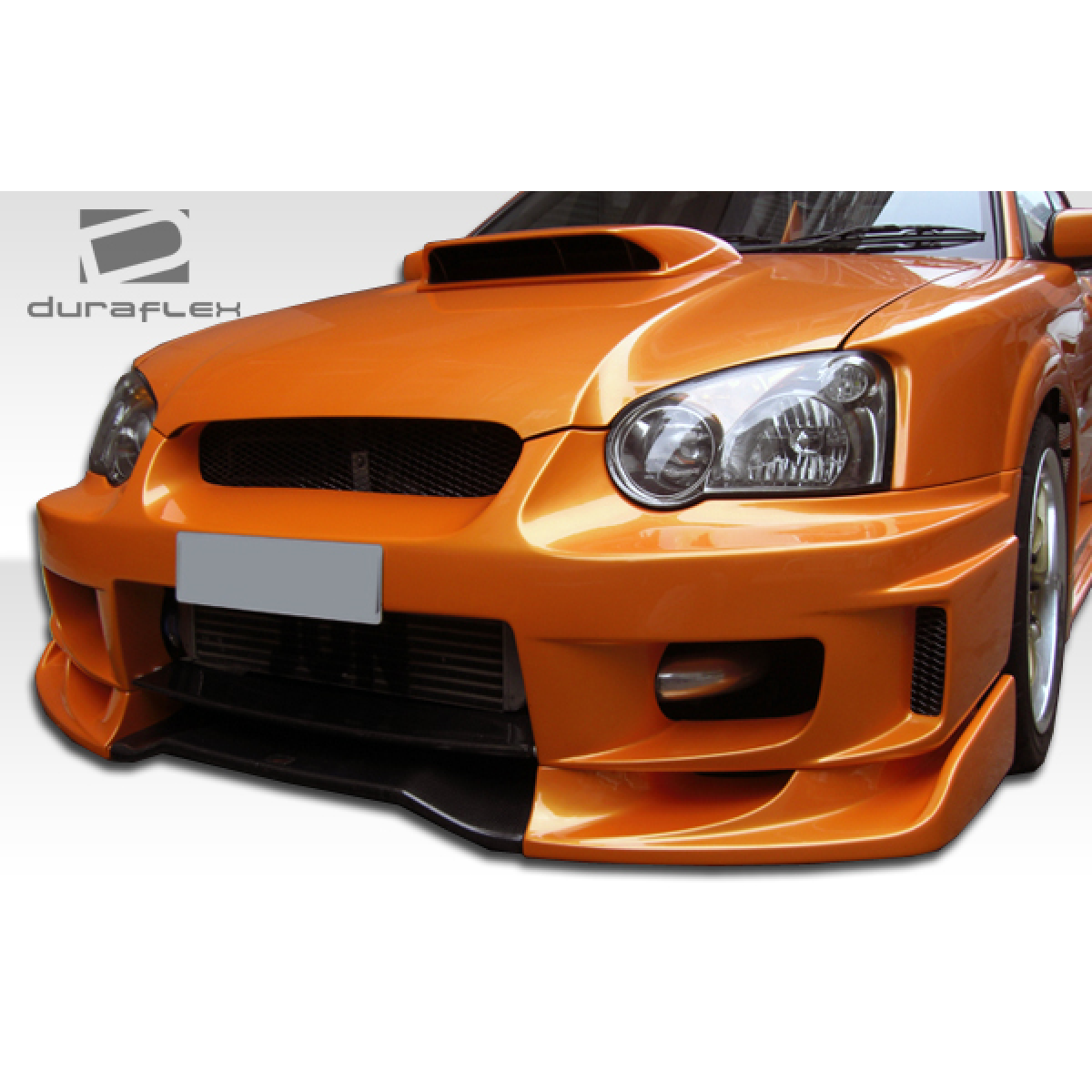 Modify your Subaru Impreza 2004 with our Exterior/Fenders - Front angle view of fender part on vehicle