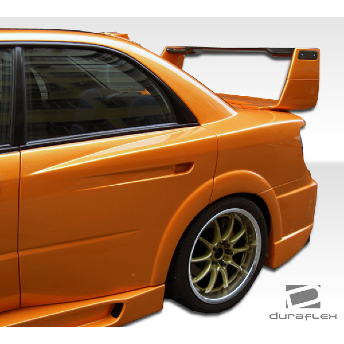 Modify your Subaru Impreza 2002 with our Exterior/Wings - Viewed from a slight rear quarter angle