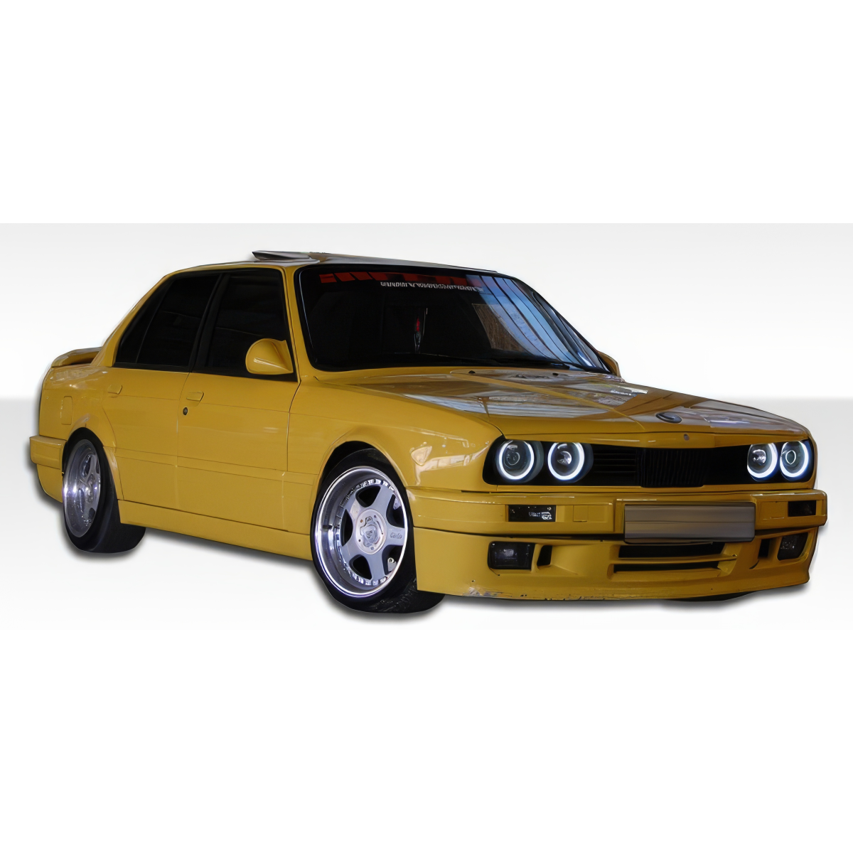 Modify your BMW 3-Series 1984 with our Exterior/Complete Body Kits - Front three quarter angle view of the car