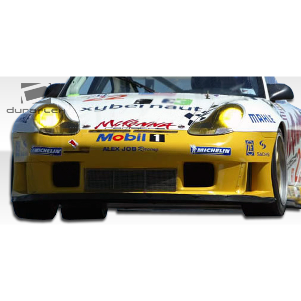 Modify your Porsche 911 1999 with our Exterior/Complete Body Kits - Front angle view of Porsche 911 race car