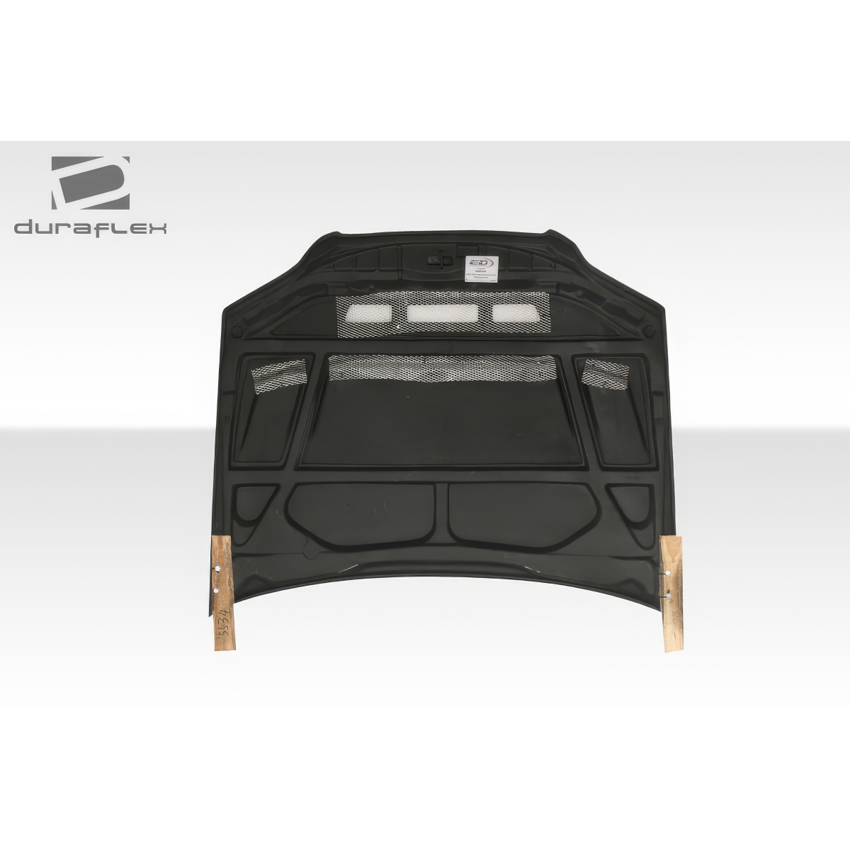 Modify your Honda Accord 1998 with our Exterior/Hoods - Part is shown from a frontal view angled slightly upward