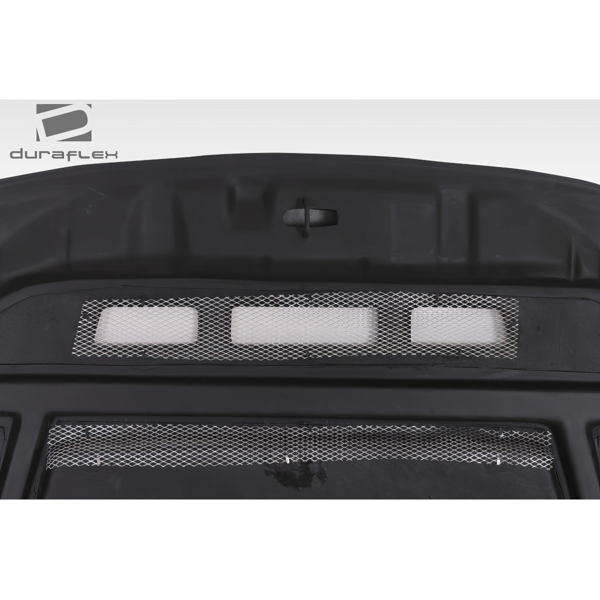 Modify your Honda Civic del Sol 1993 with our Exterior/Hoods - Top down angle of the hood showing mesh design