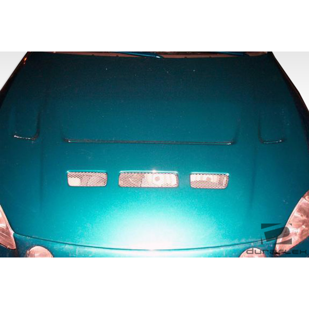 Modify your Honda Civic del Sol 1993 with our Exterior/Hoods - Top down view of hood with vents