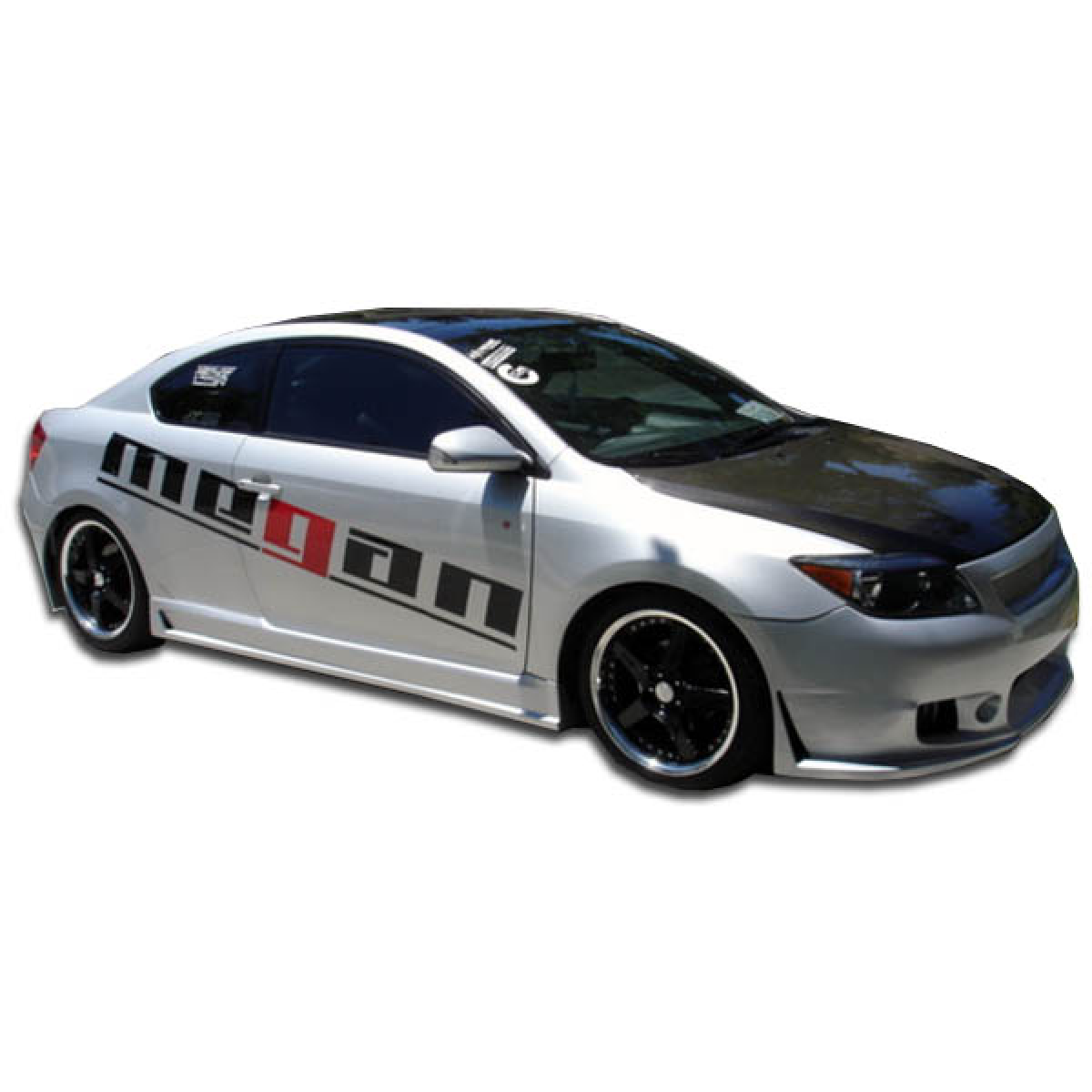 Modify your Scion tC 2005 with our Exterior/Side Skirts - Vehicle visible from a slight side angle