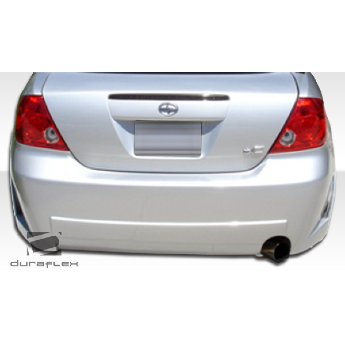 Modify your Scion tC 2005 with our Exterior/Rear Bumpers or Lips - Rear view angle of the Scion tC bumper part