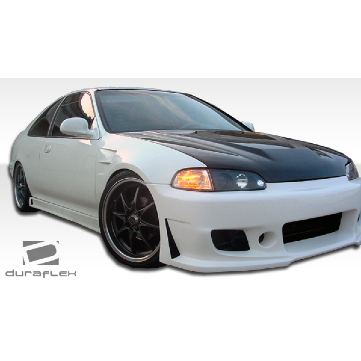Modify your Honda Civic 1992 with our Exterior/Complete Body Kits - Front angle view of the vehicle body kit
