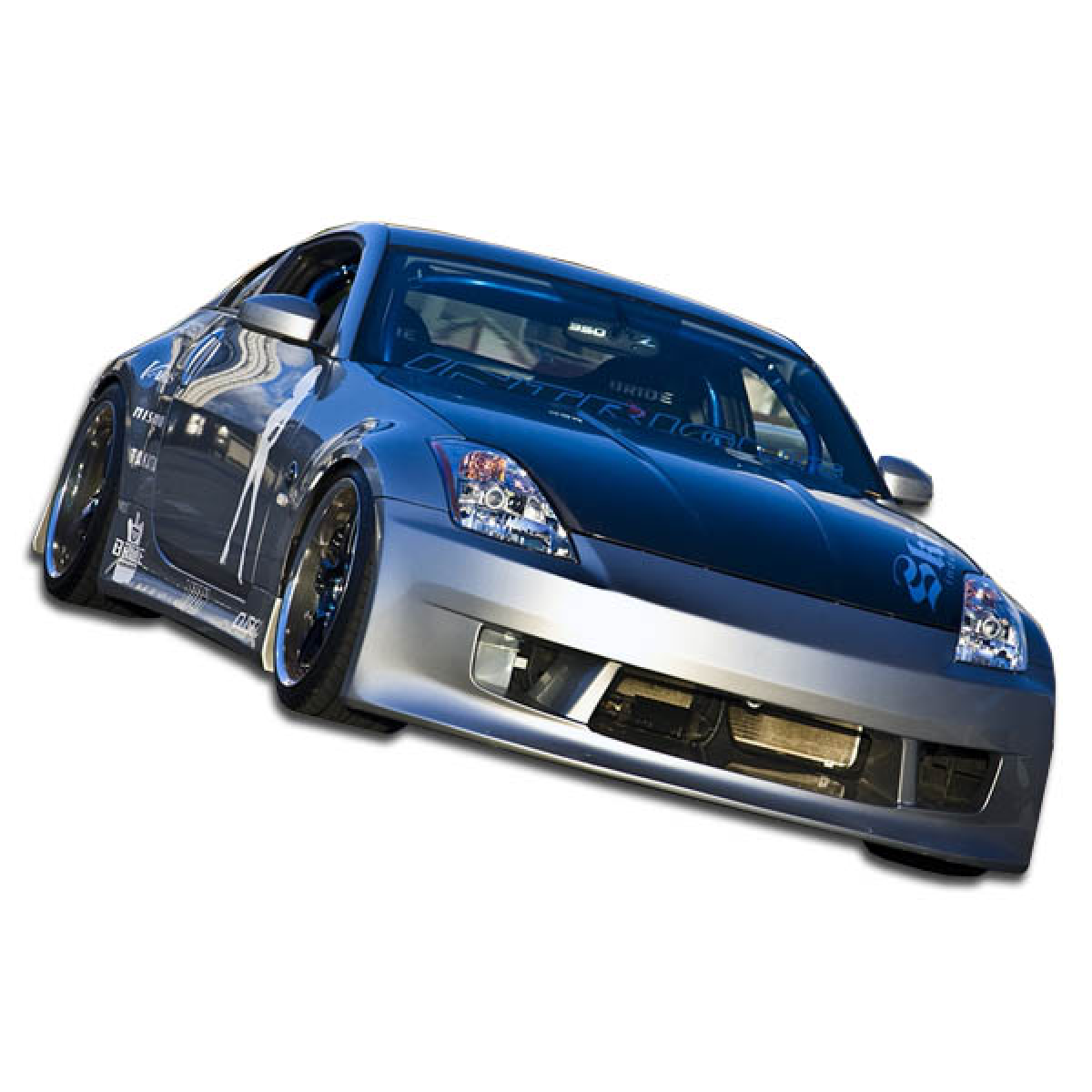 Modify your Nissan 350Z 2003 with our Exterior/Complete Body Kits - The image shows a Nissan 350Z from a low angle view