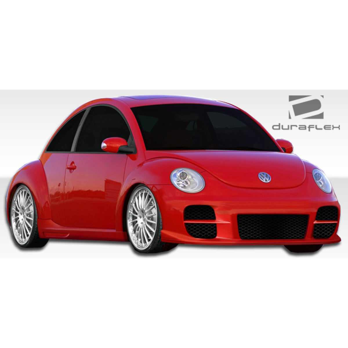 Modify your Volkswagen Beetle 1998 with our Exterior/Front Bumpers or Lips - Front angle view of the vehicle