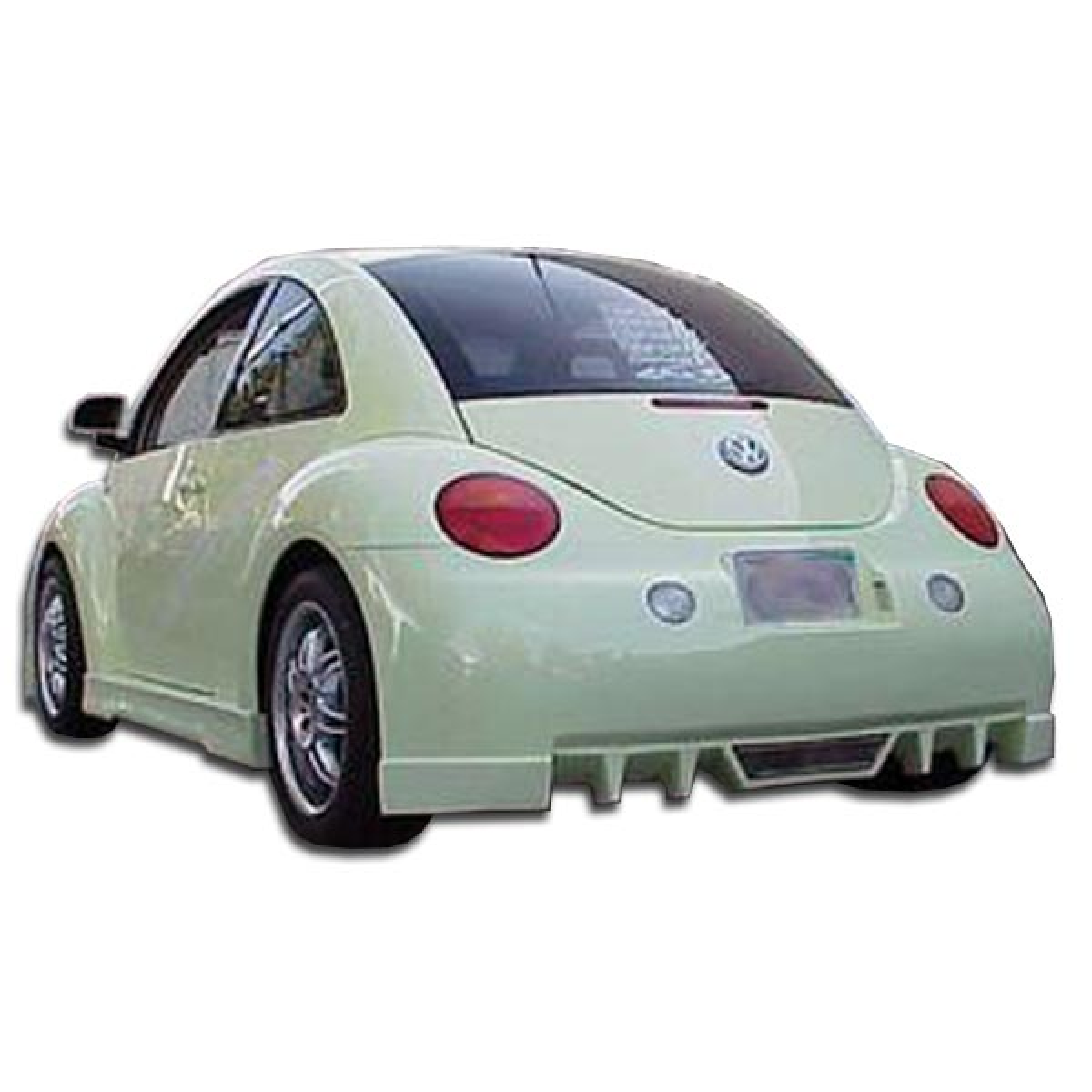 Modify your Volkswagen Beetle 1998 with our Exterior/Rear Bumpers - Rear angle view of Volkswagen Beetle design