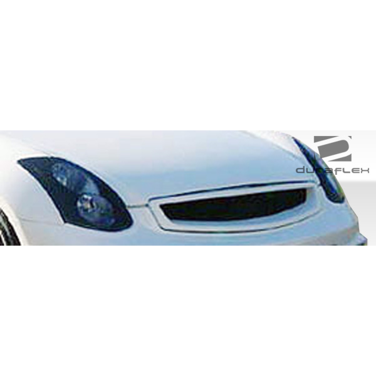 Modify your Infiniti G35 2003 with our Exterior/Grilles - Front angle showing vehicle grille and hood area