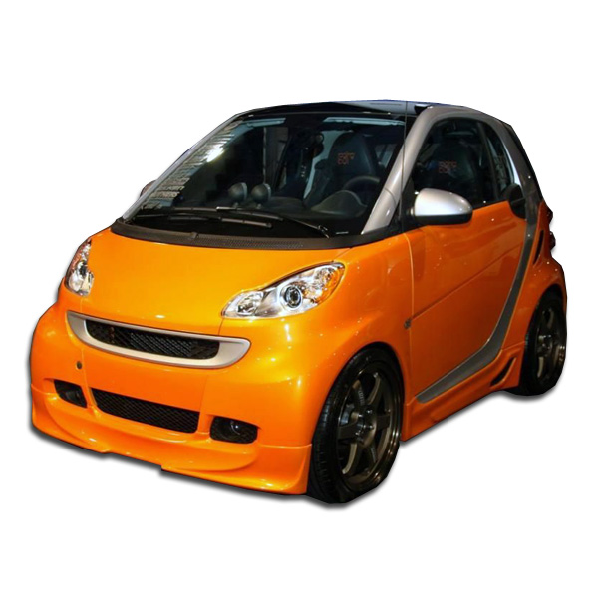 Modify your Smart fortwo 2008 with our Exterior/Front Bumpers or Lips - Front angle view of Smart ForTwo car