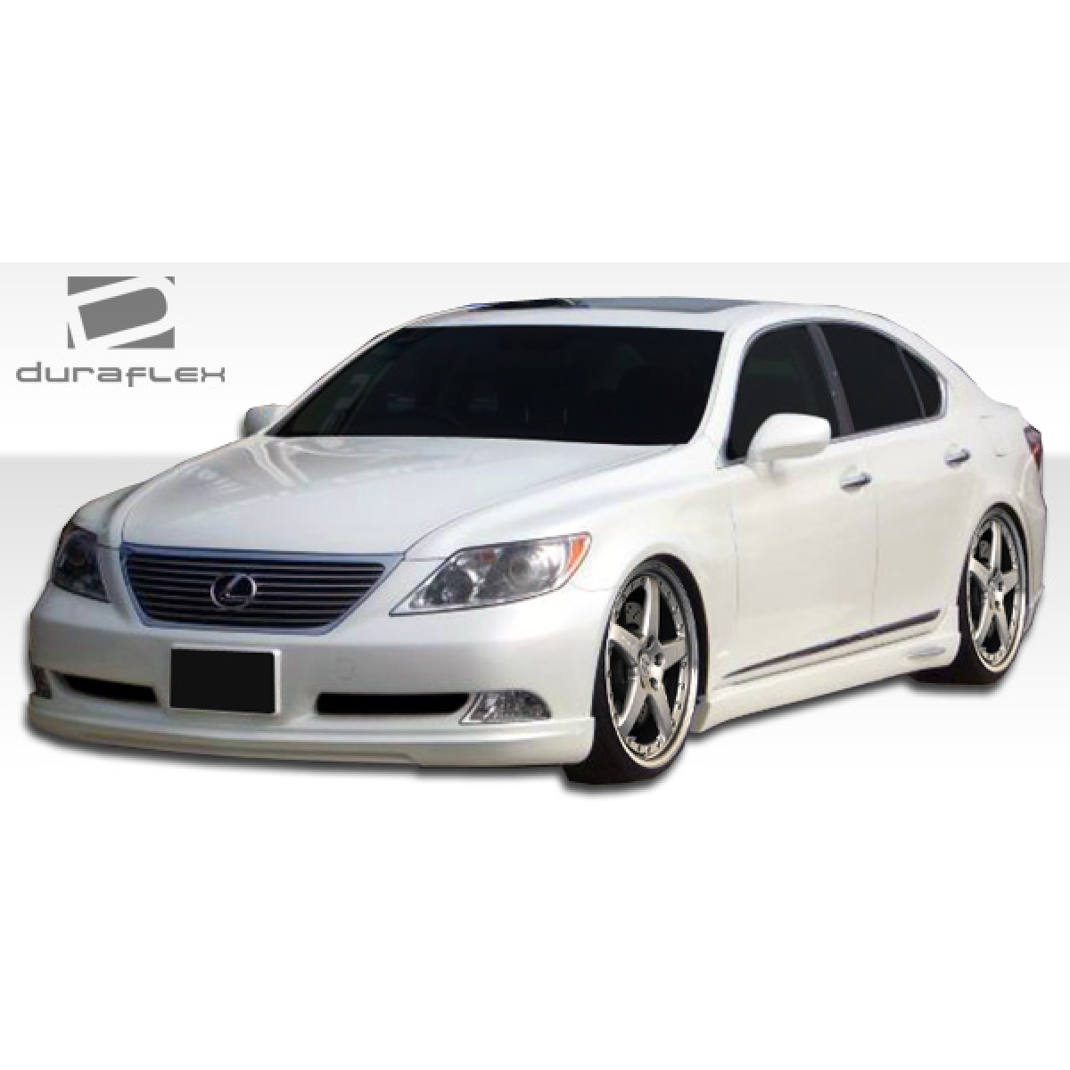 Modify your Lexus LS460 2007 with our Exterior/Side Skirts - Front three quarter view of the vehicle