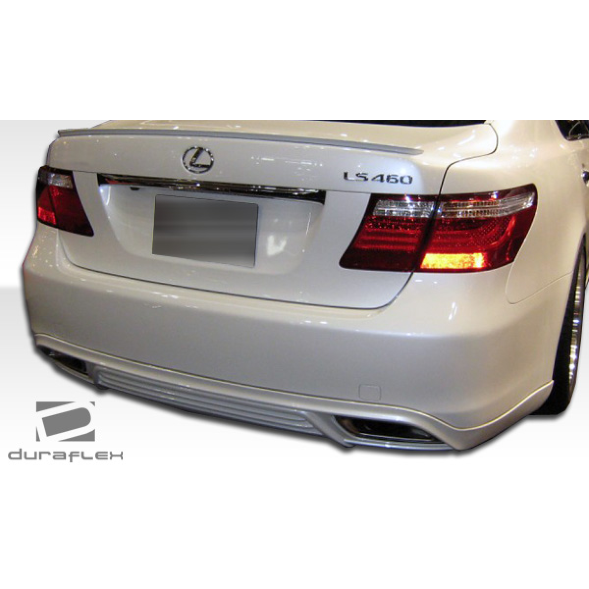 Modify your Lexus LS460 2007 with our Exterior/Rear Bumpers or Lips - Rear view angle showcasing the rear bumper design