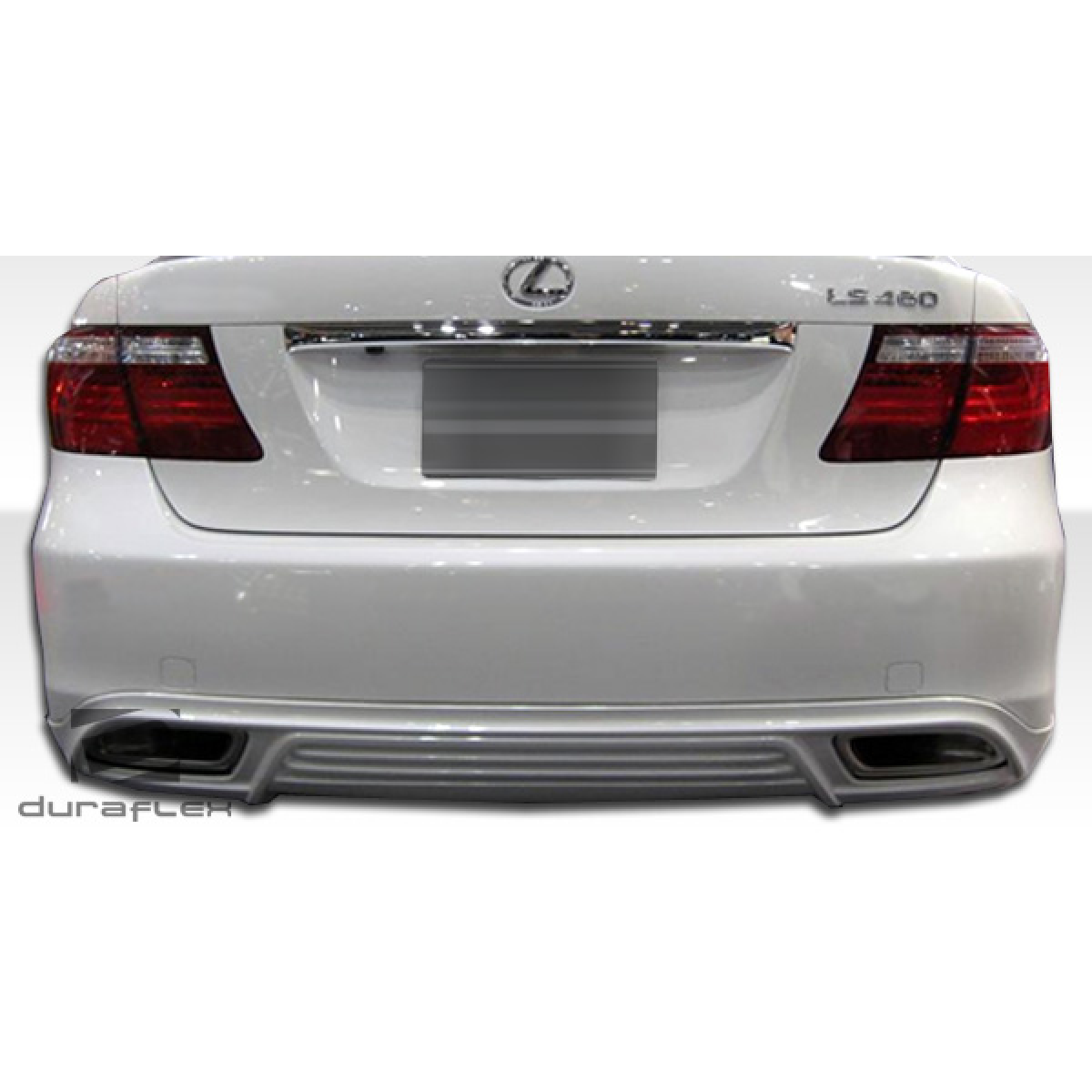 Modify your Lexus LS460 2007 with our Exterior/Rear Bumpers or Lips - Rear view slightly angled from below