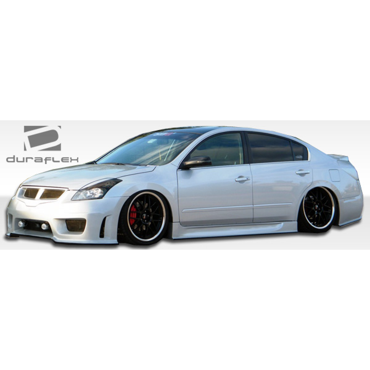 Modify your Nissan Altima 2007 with our Exterior/Complete Body Kits - Side angle view of vehicle showcases body kit design