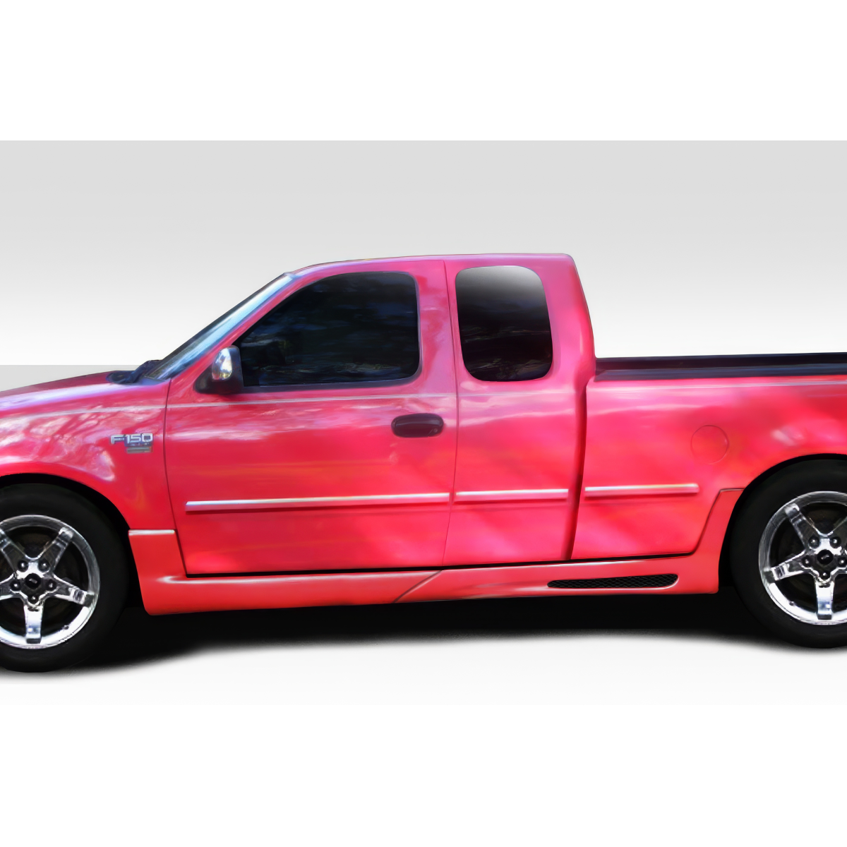 Modify your Ford F-150 1997 with our Exterior/Complete Body Kits - Side view of the vehicle at a slight angle