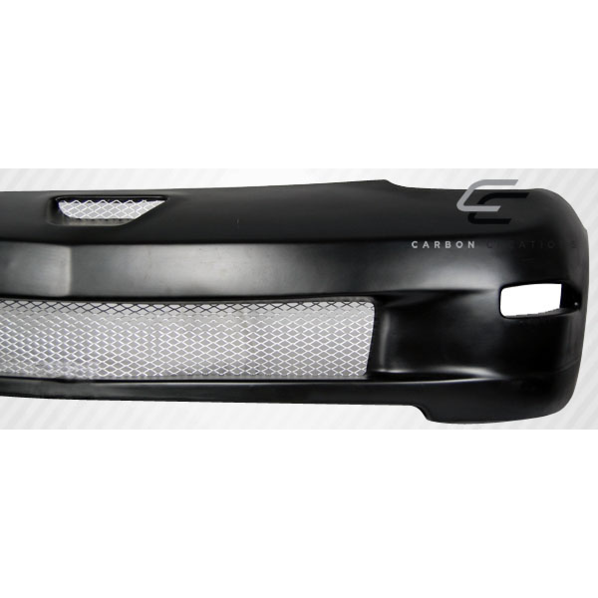 Modify your Chevrolet Corvette 1997 with our Exterior/Front Bumpers - Front view of front bumper at a straight angle