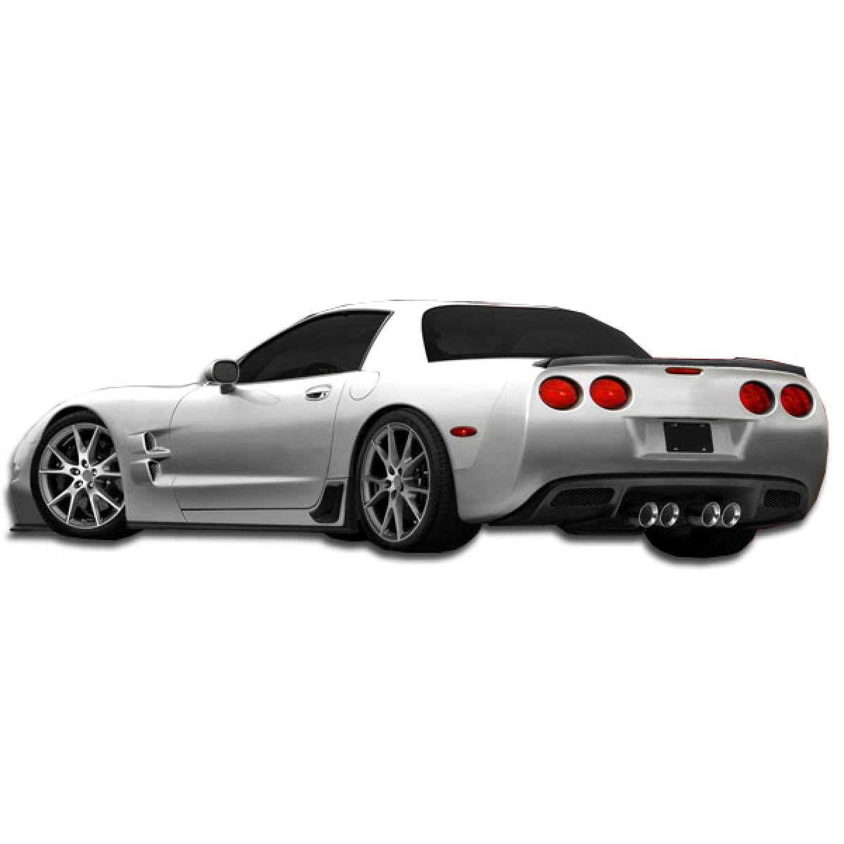 Modify your Chevrolet Corvette 1997 with our Exterior/Rear Bumpers or Lips - The image shows a rear three quarter angle view