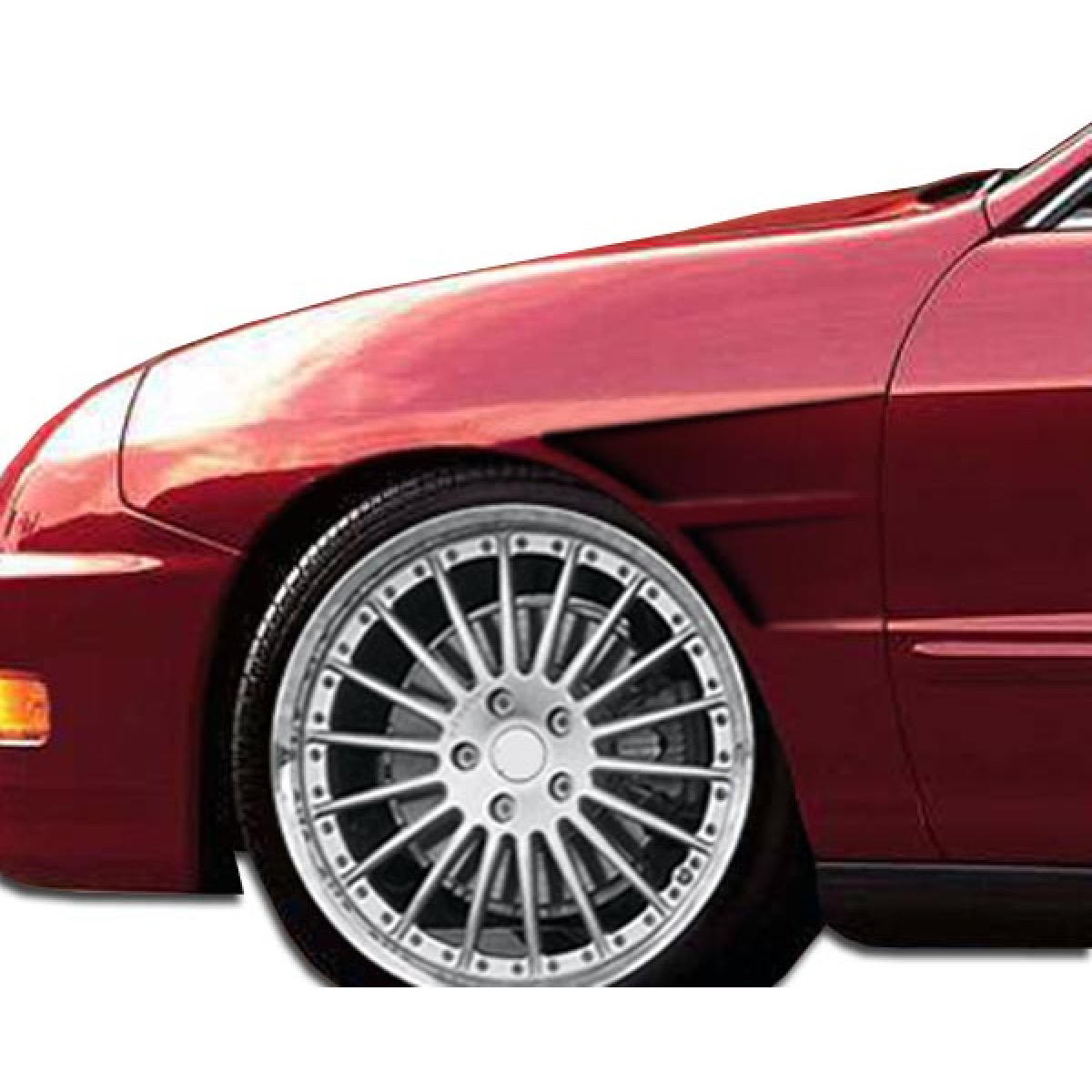 Modify your Acura Integra 1994 with our Exterior/Fenders - Part image shows the front fender at a side angle