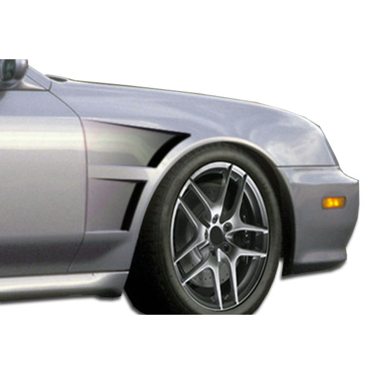 Modify your Honda Prelude 1997 with our Exterior/Fenders - Angled view of front fender of Honda Prelude