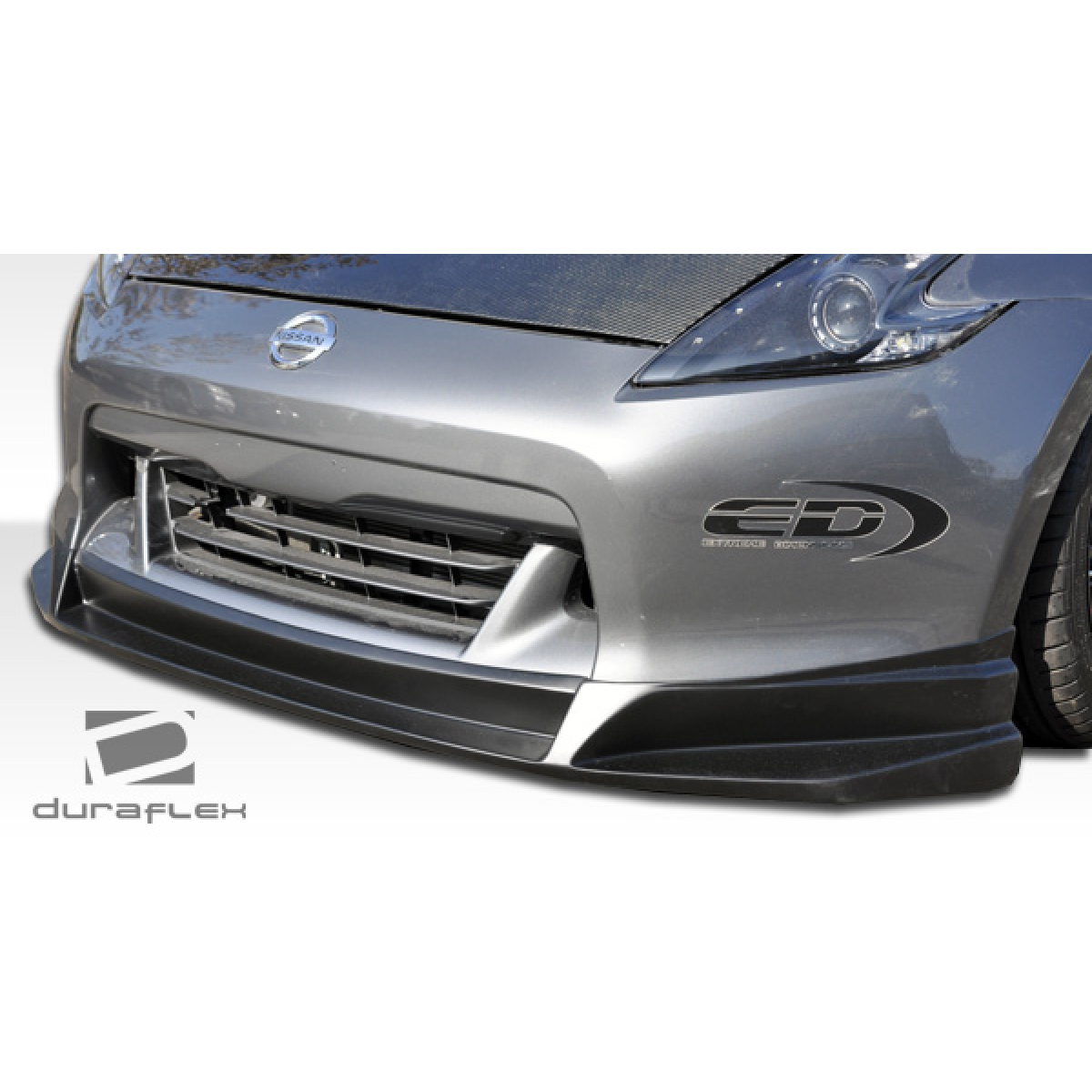 Modify your Nissan 370Z 2009 with our Exterior/Front Bumpers or Lips - Front view angle of Nissan 370Z front lip