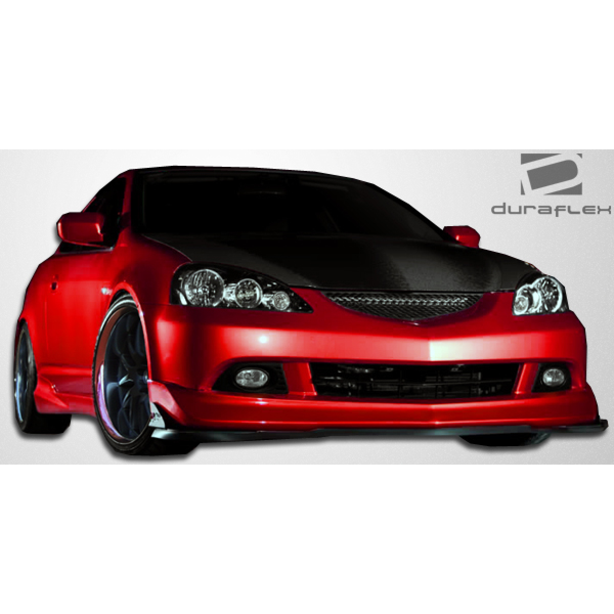 Modify your Acura RSX 2002 with our Exterior/Side Skirts - Front angle view of the car side skirts