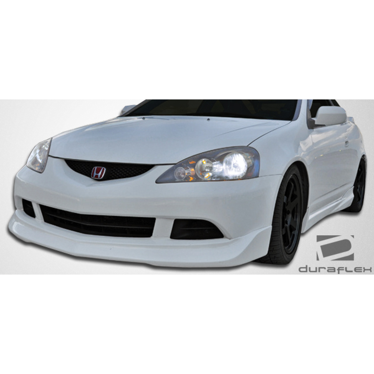 Modify your Acura RSX 2002 with our Exterior/Side Skirts - Front angle view showcasing the side skirts